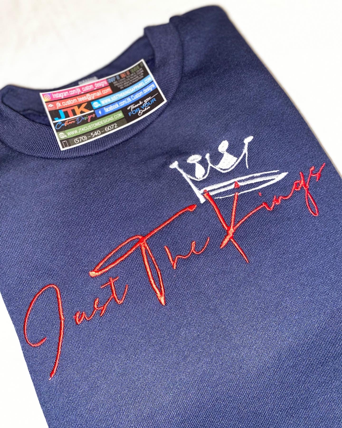 Just The Kings - New Embroidered Sweater